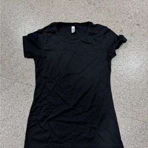 Next Level Apparel Women's Black Short Sleeve Tee
